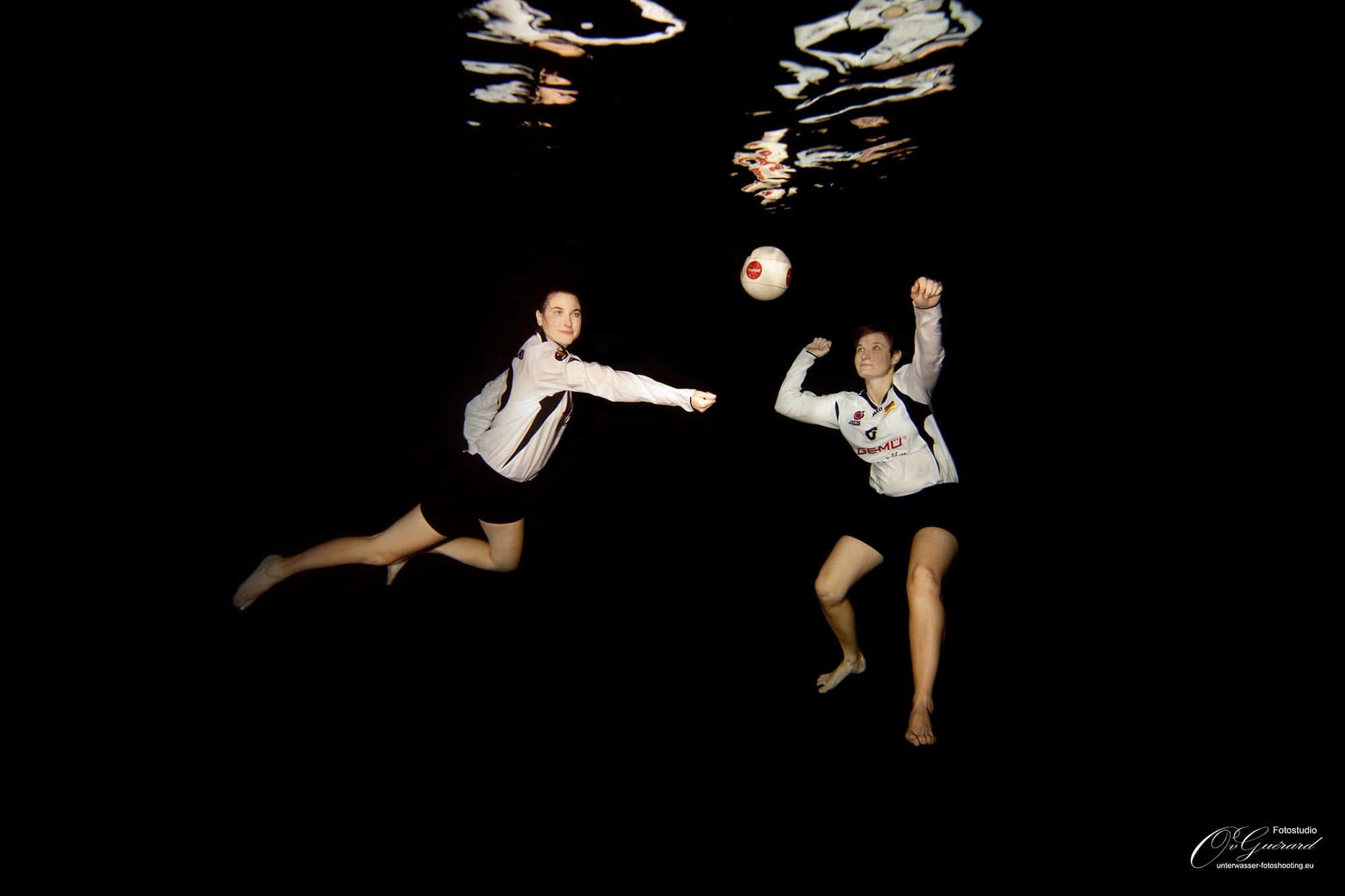 Sport Unterwasser Fotoshooting