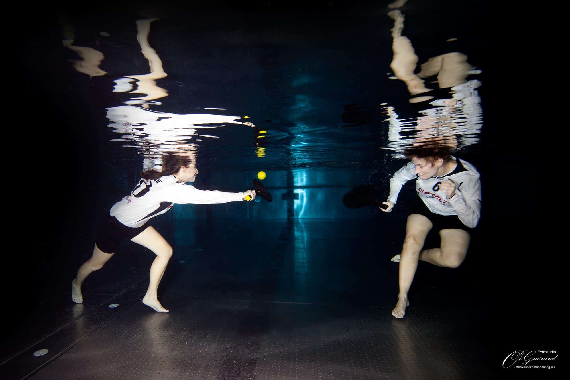 Sport Unterwasser Fotoshooting
