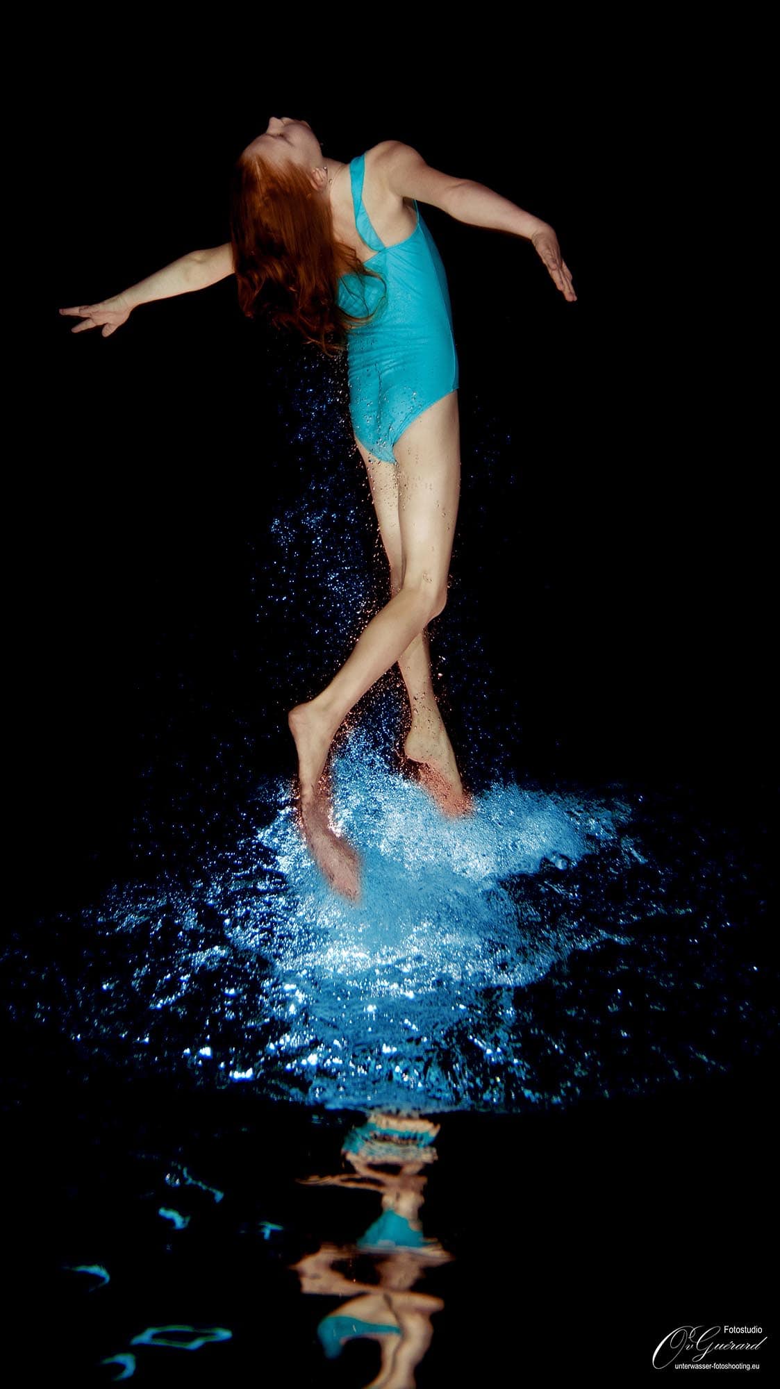 Model Unterwasser Fotoshooting