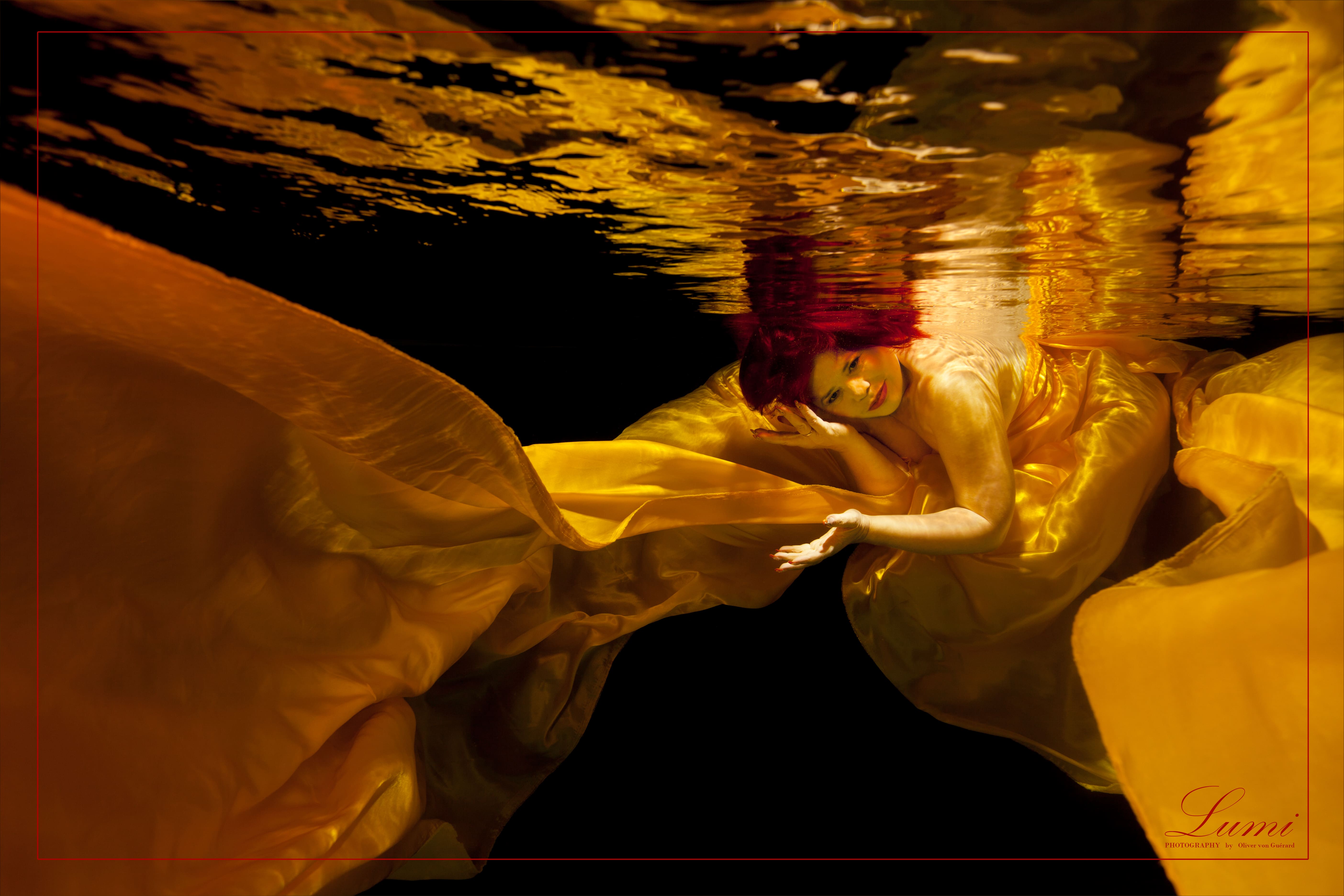Unterwasser Fotoshooting - mit Lumi