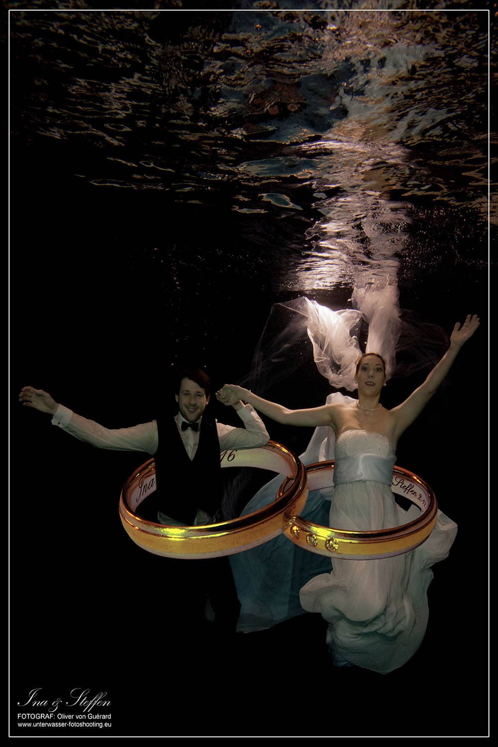Hochzeit Unterwasser Shooting