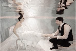 Hochzeit Unterwasser Shooting